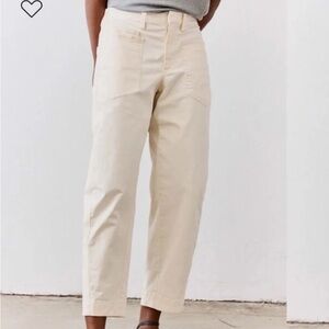 New RUTI The Slouchy Soft Twill Pants - in the color Ecru